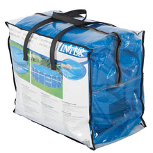 Load image into Gallery viewer, Intex 18 Foot Round Easy Set Blue Vinyl Solar Cover for Swimming Pools